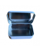 MW07 Mini hinged rectangle white tin MW07 Mini hinged rectangle white tin