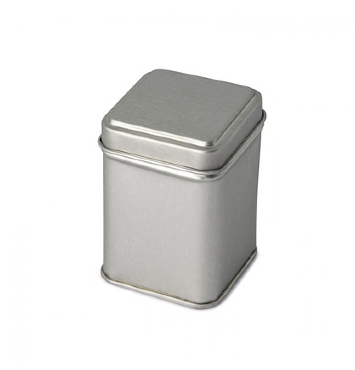 UES01 Small Square silver tin UES01 Small Square silver tin