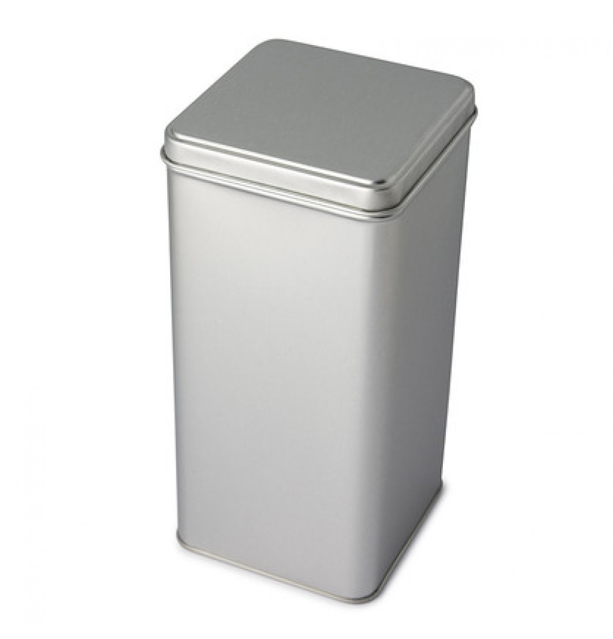 UES04 Tall Square silver tin UES04 Tall Square silver tin