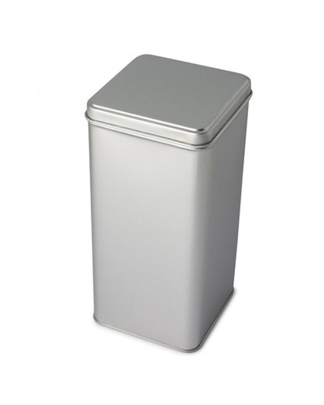 UES04 Tall Square silver tin