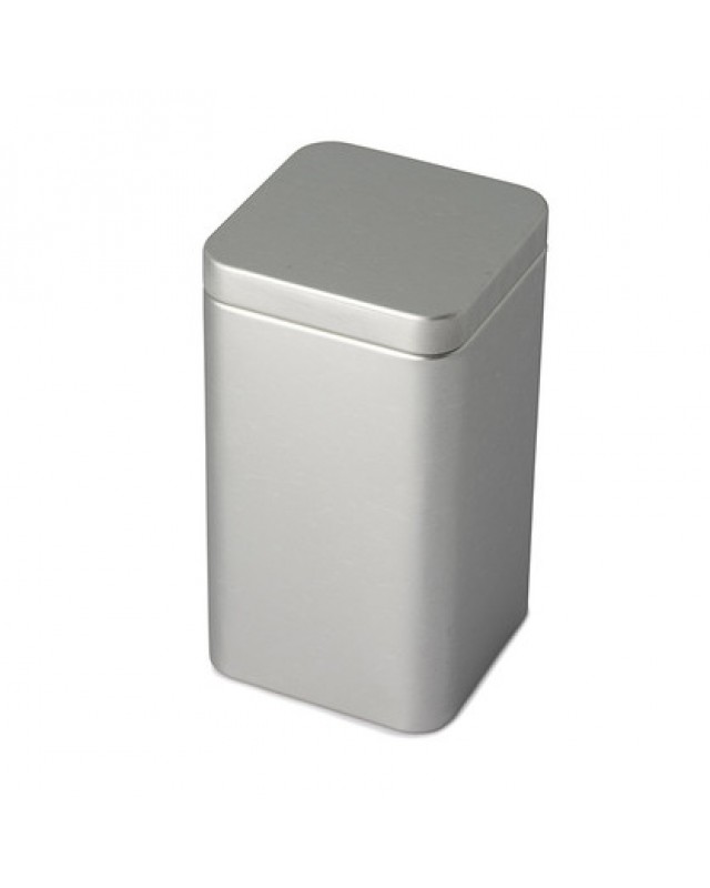 UES30 Small Square silver plug lid tin
