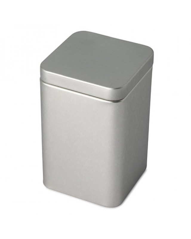 UES31 Medium Square silver plug lid tin