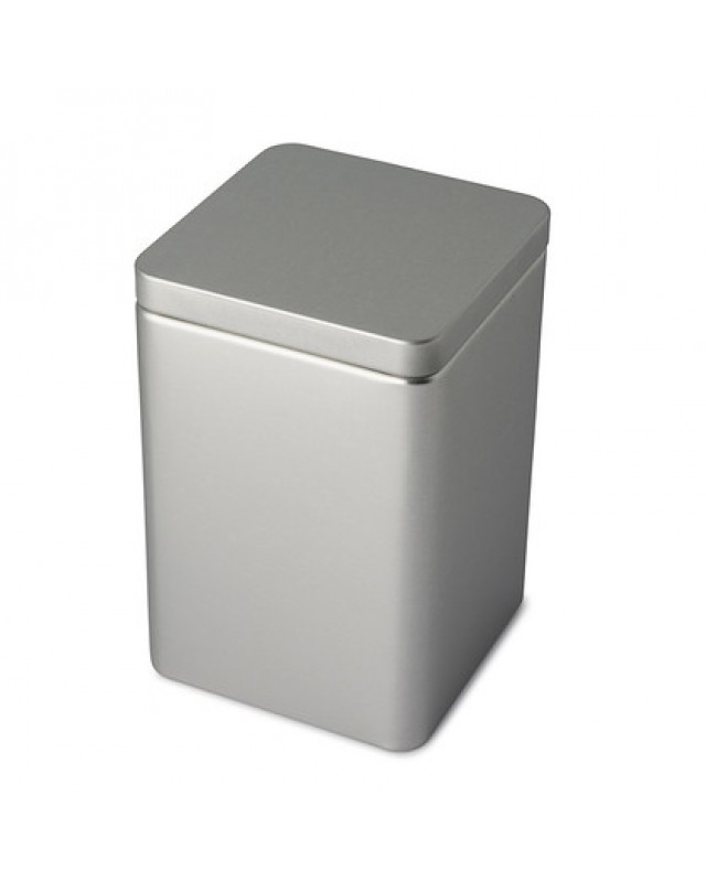 UES32 Large Square silver plug lid tin