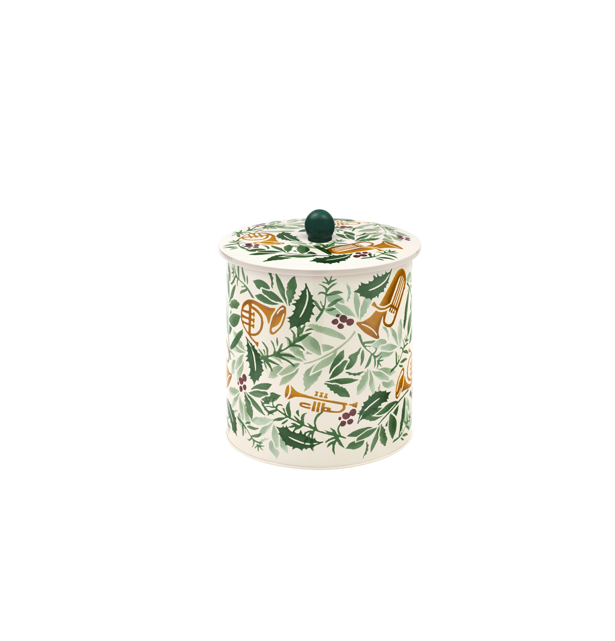 Bring In The Green Biscuit Barrel Tin