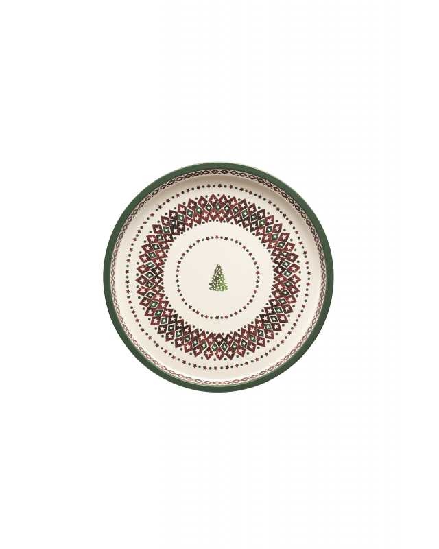Christmas Joy Round Tin Tray