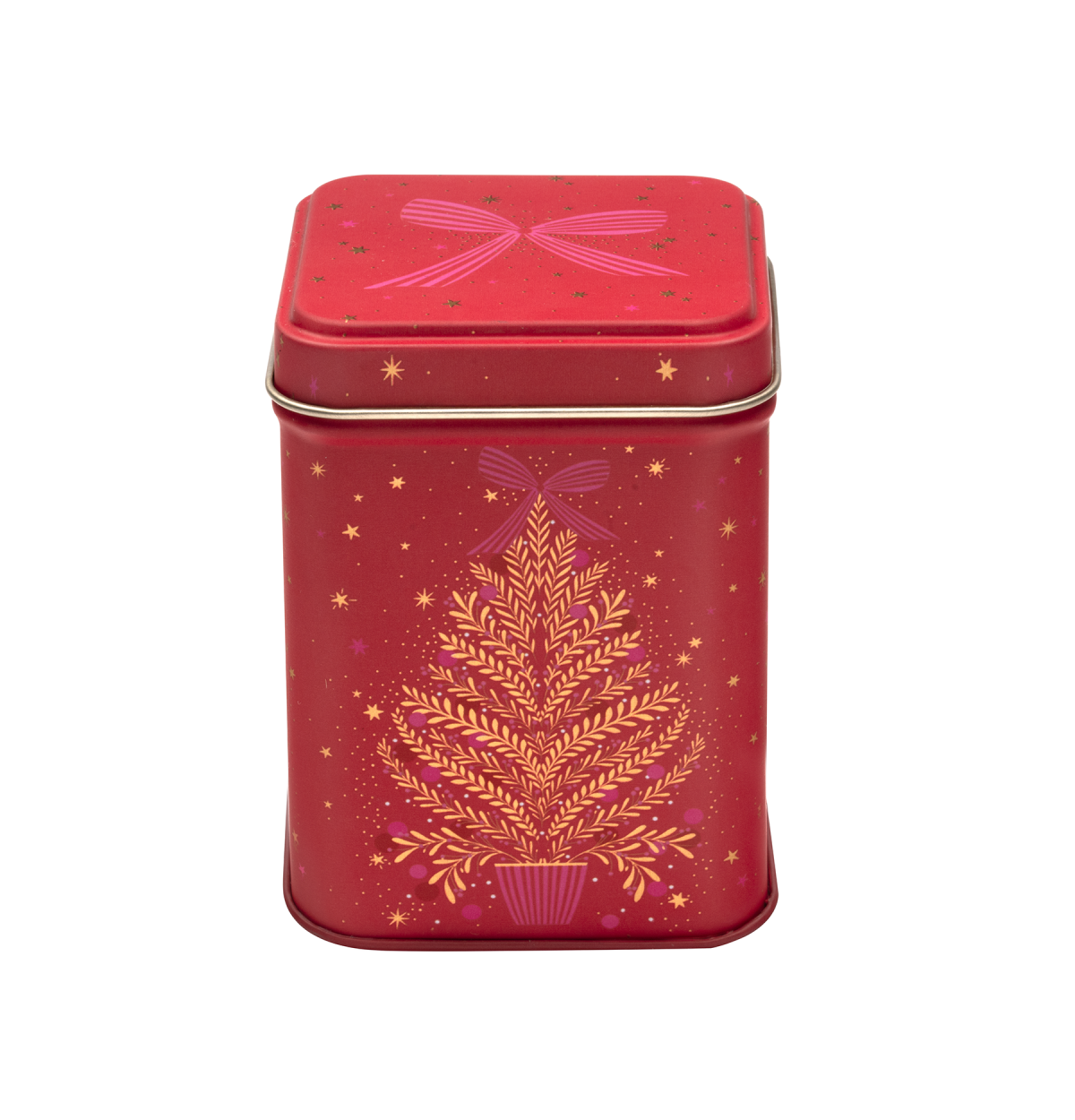 Sara Miller Crimson Tree 100g Square Tin