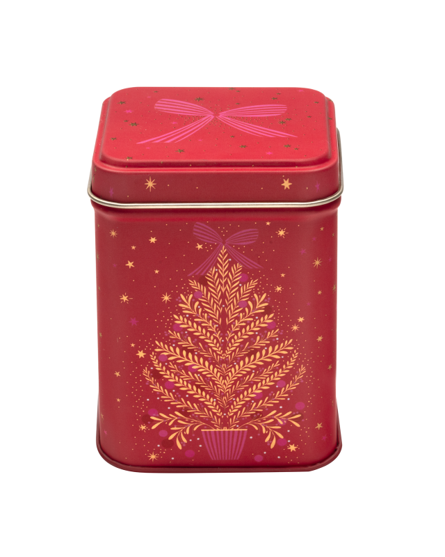 Sara Miller Crimson Tree 100g Square Tin