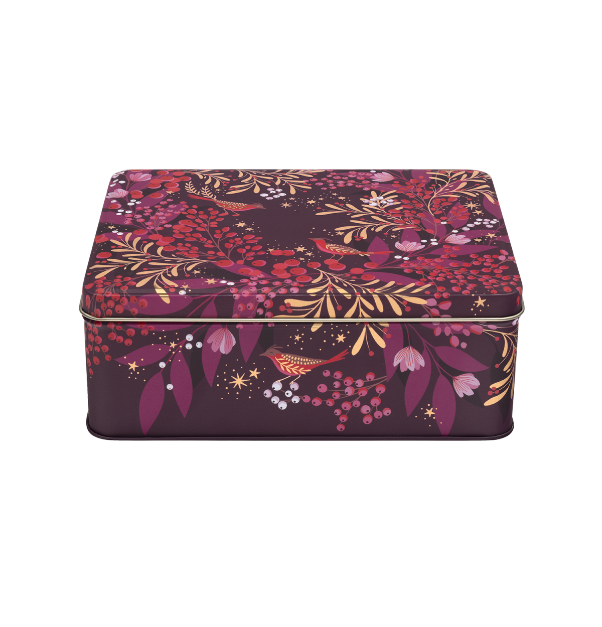 Sara Miller Berry Wreath Biscuit Tin