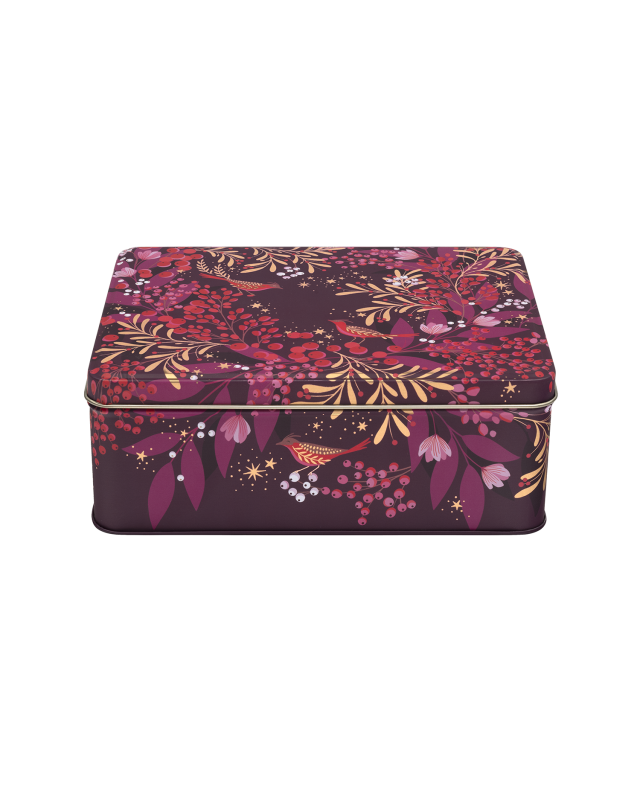 Sara Miller Berry Wreath Biscuit Tin