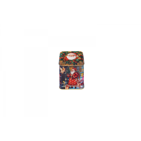 Vintage Christmas 100g Square Tin