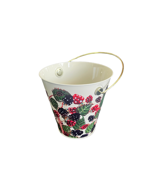 Blackberries Bucket Tin