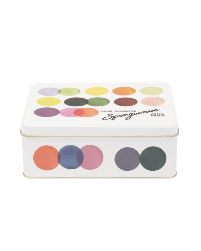 Colour Palette Biscuit Tin
