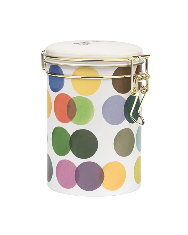 Colour Palette Clip Lid Cylinder Tin