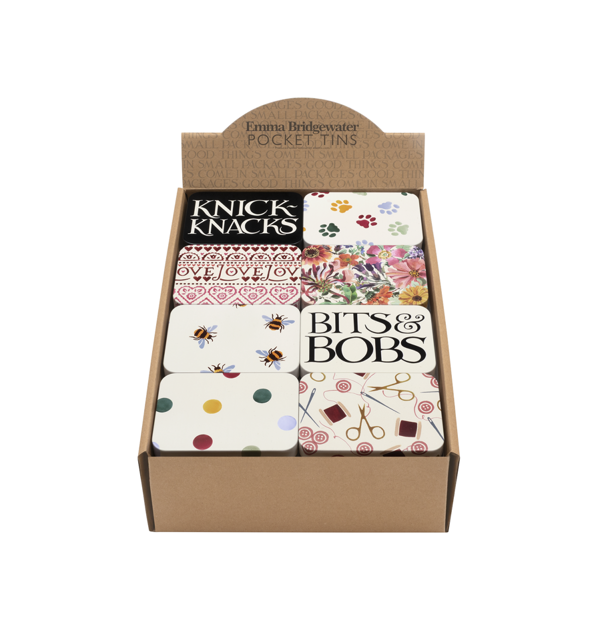 Emma Bridgewater Slip Lid Pocket Tins
