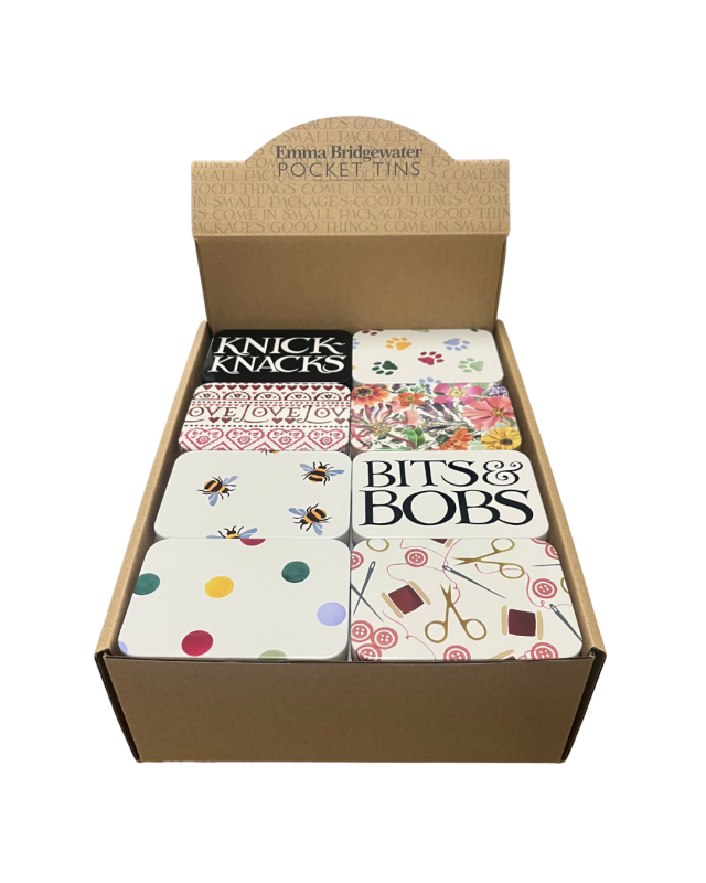 Emma Bridgewater Slip Lid Pocket Tins