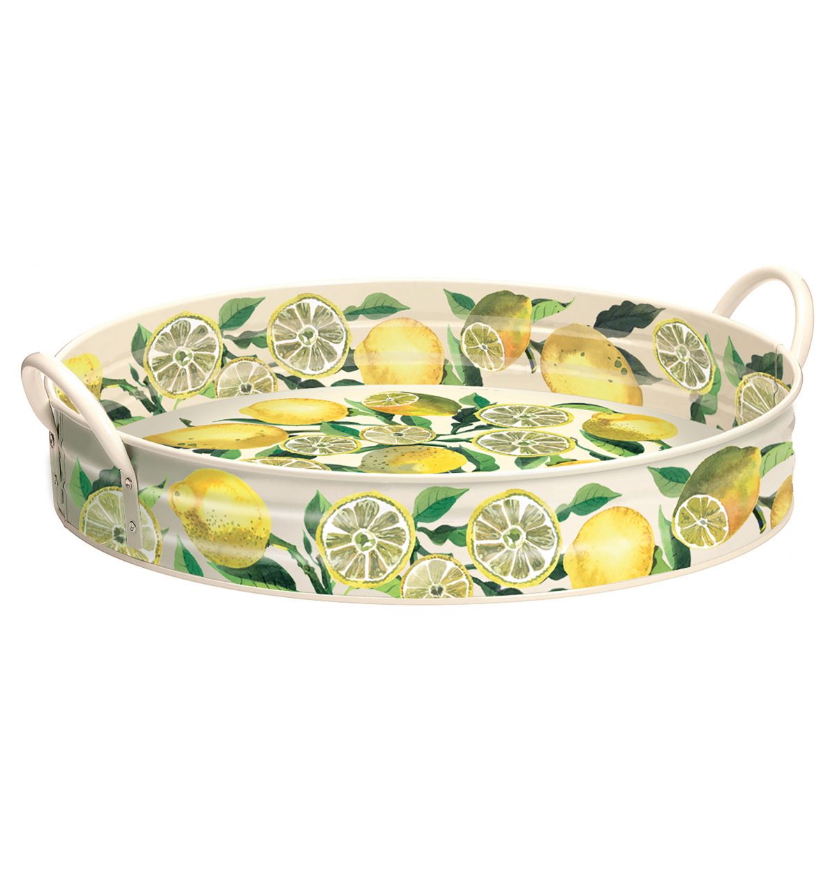 Emma Bridgewater Lemon Design Large Metal Handle Tray Emma Bridgewater Lemon Design Large Metal Handle Tray