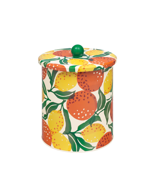 Emma Bridgewater Orange & Lemon Biscuit Barrel Tin