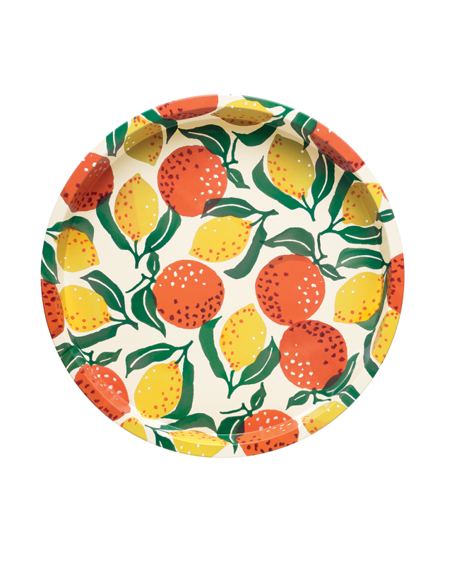 Emma Bridgewater Orange & Lemon Round Tin Tray