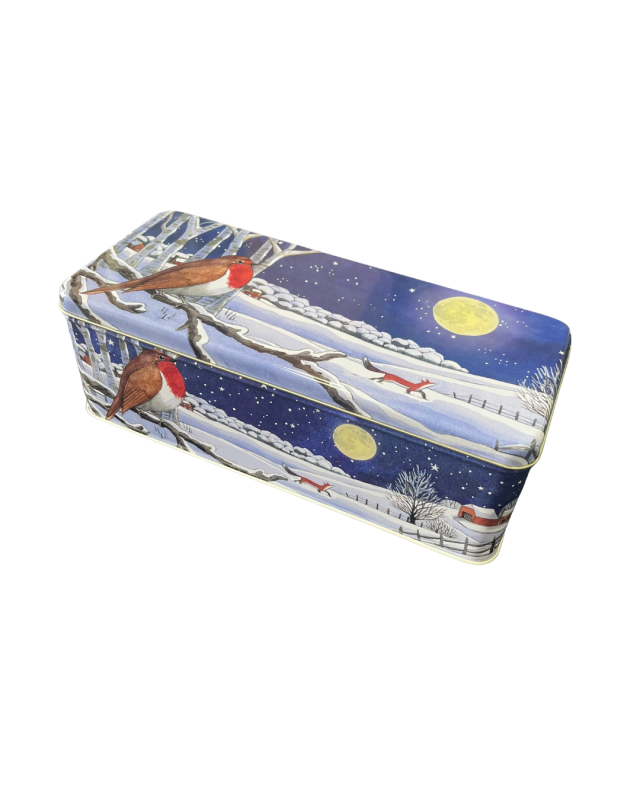 Winter Animals Deep Rectangle Tin