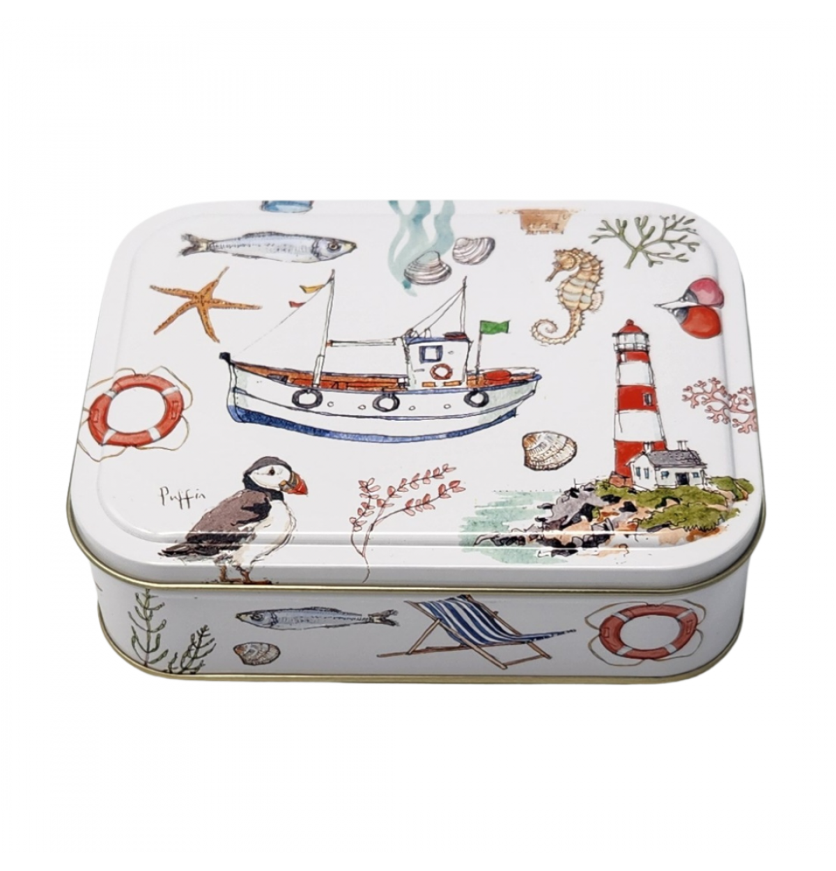 Madeleine Floyd Seaside Small Rectangle Tin