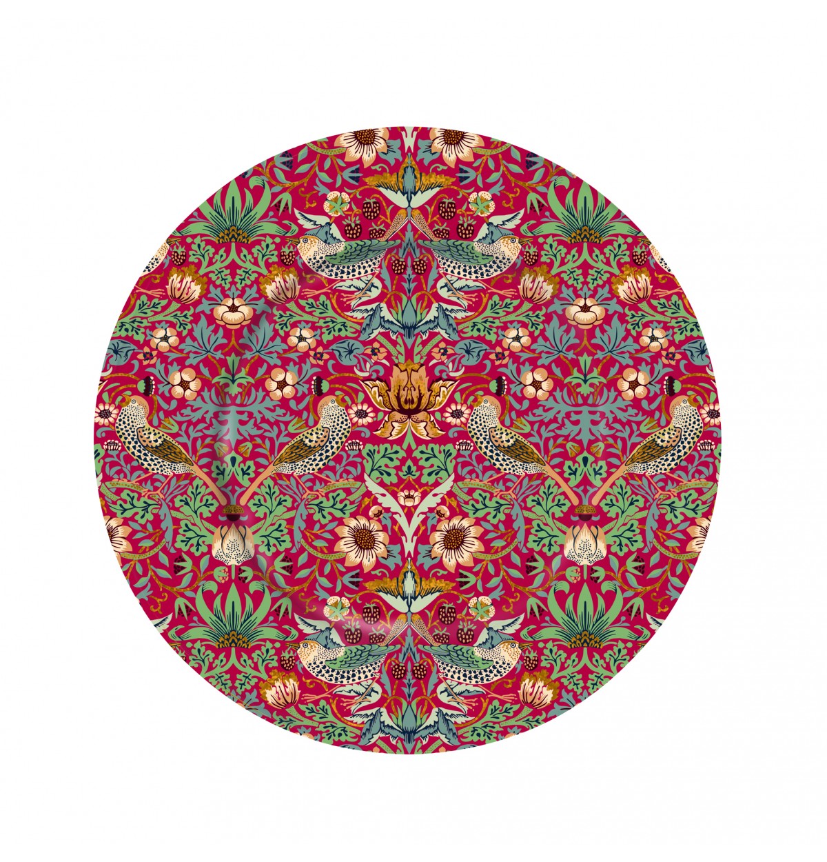 Metal Plate William Morris Arts & Crafts Strawberry Thief