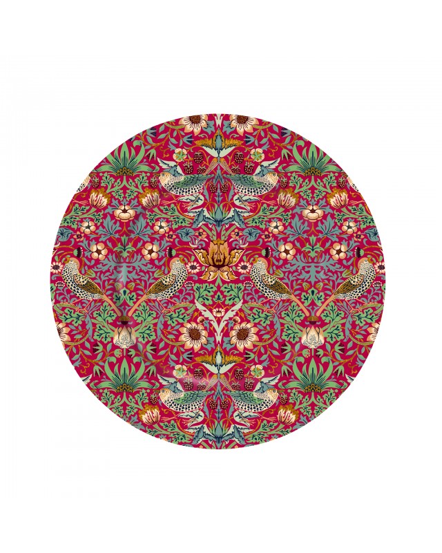 Metal Plate William Morris Arts & Crafts Strawberry Thief