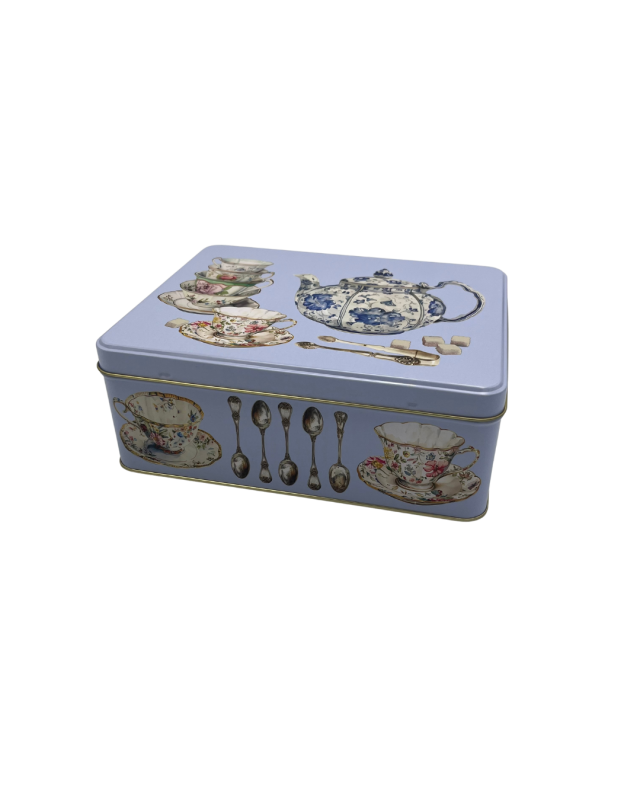 Cup & Spoon - One Sugar Please Biscuit Tin