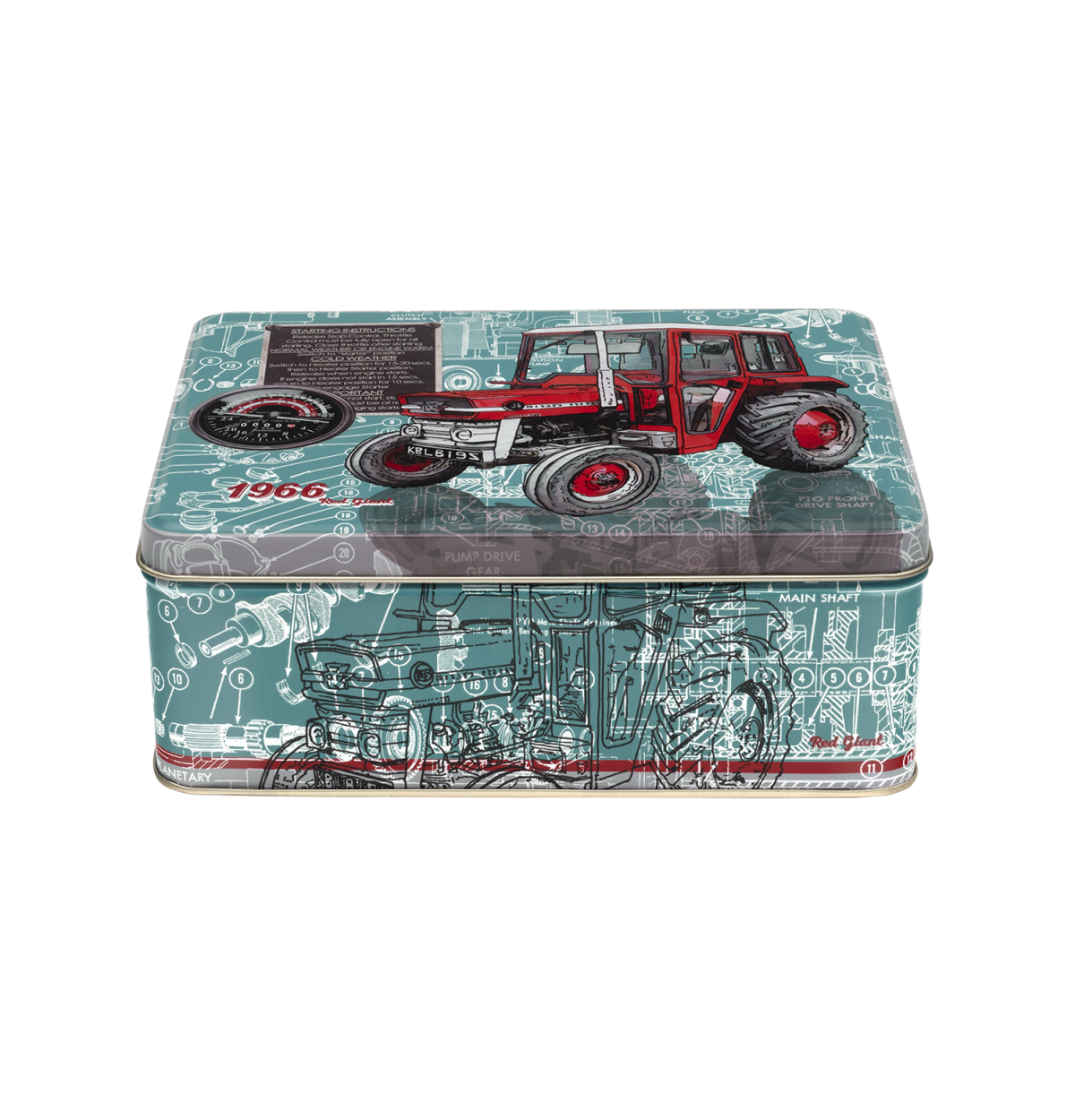 Field Day Tractor Biscuit Tin