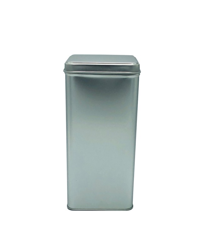 UES04 Tall Square silver tin