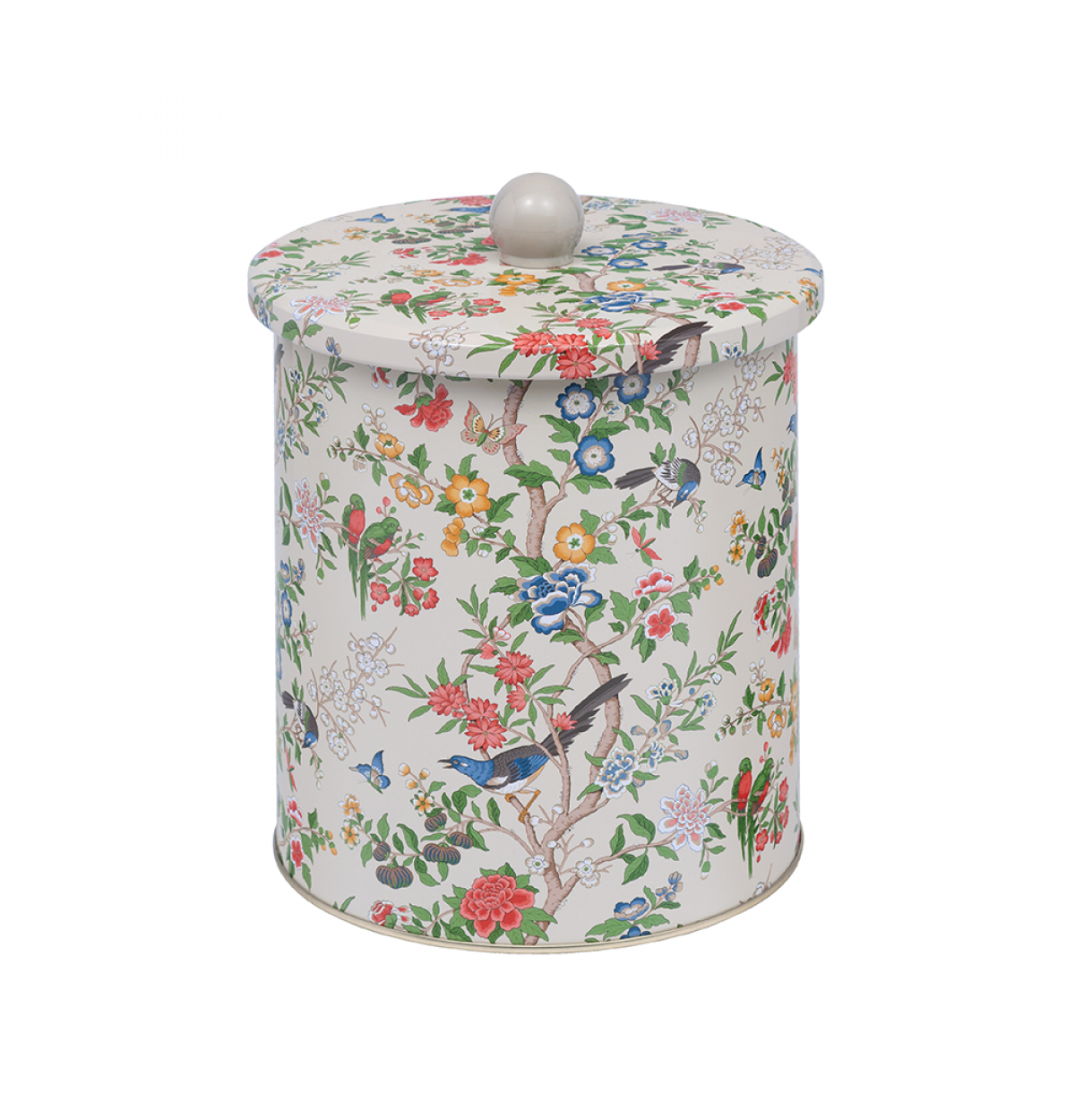 Sanderson Chinoiserie Hall Biscuit Barrel Tin Sanderson Chinoiserie Hall Biscuit Barrel Tin