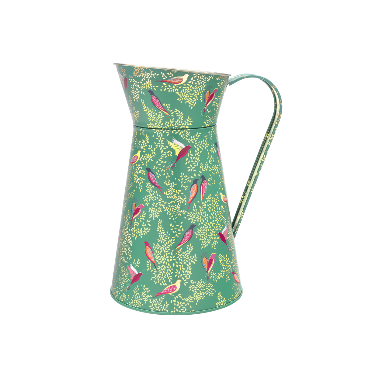 Sara Miller Green Birds Flower Jug