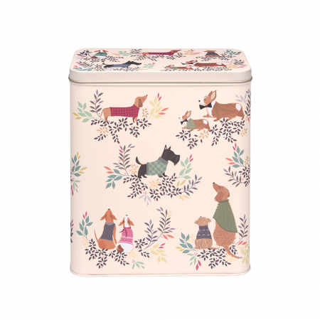 Sara Miller Dapper Dog Large Storage Tin