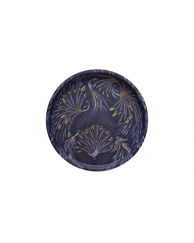 Sara Miller Anniversary Round Tin Tray
