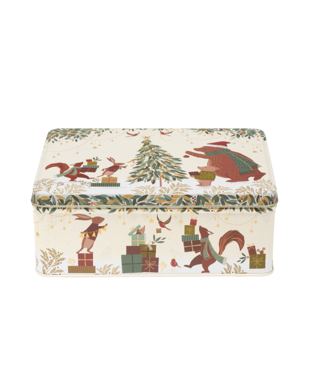 Sara Miller Woodland Tales Bear Biscuit Tin
