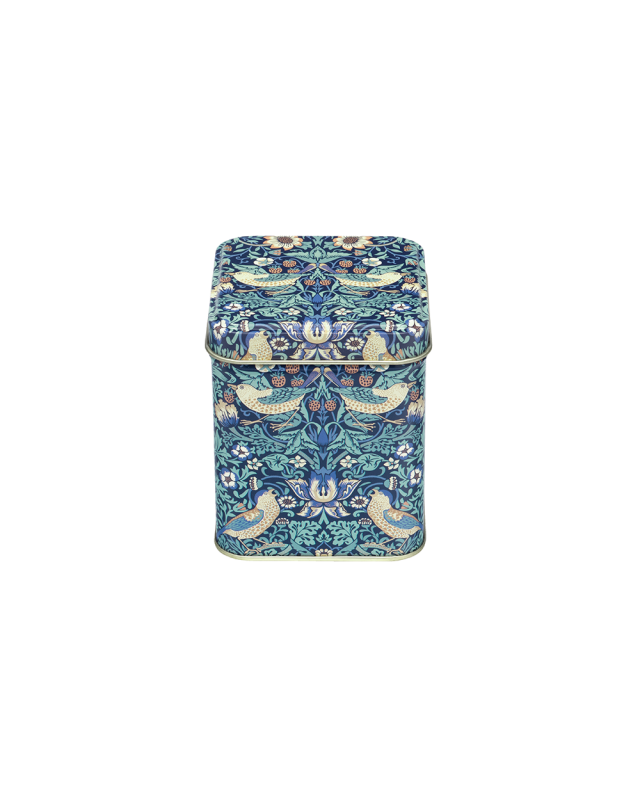 William Morris Strawberry Thief 100g Square Tin